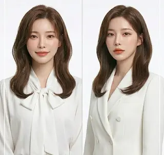 ミディアム COA銀座所属・ミディアムレイヤー 募集中/村上廉のヘアスタイル