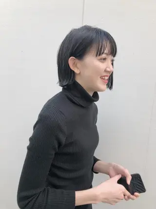 ショート カラー ノグチ ユウキ/ボブのヘアスタイル