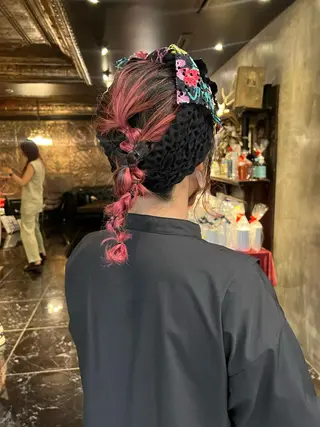 ヘアアレンジ haco＋所属・圧倒的デザイン力 店長🎨RENAのヘアスタイル