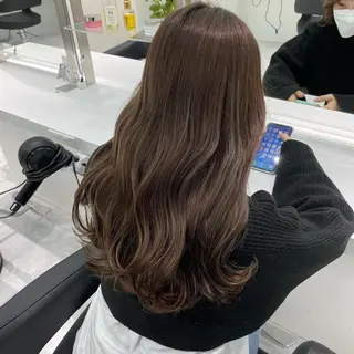 セミロング 髪質改善/ハイトーン /新宿/Takutoのヘアスタイル
