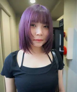 ショート カラー 原田 朱里のヘアスタイル