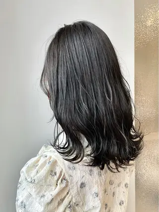 ミディアム カラー モデルさん募集中IT byALBUM八王子のヘアスタイル