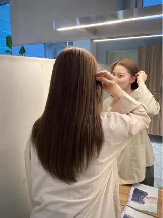 ロング カラー まつ毛パーマ 🫧kaede🫧のマツエク・マツパデザイン