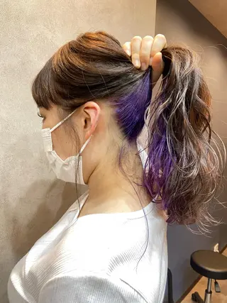 ロング nico🏁 rihoのヘアスタイル