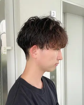 パーマ メンズ メンズモテパーマ💙 fuwaのヘアスタイル