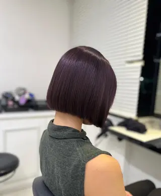 カラー 透明感ラベンダー/ レイヤー/表参道のヘアスタイル