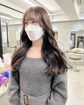 ロング カラー 樫原裕二/レイヤー カット/透明感カラーのヘアスタイル