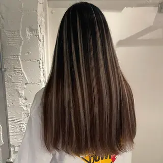 ロング カラー nameless miichiのヘアスタイル