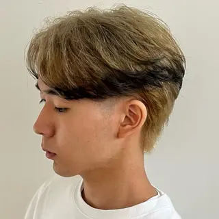 カラー メンズ メンズパーマ/ メッシュ📍ﾕﾘのヘアスタイル