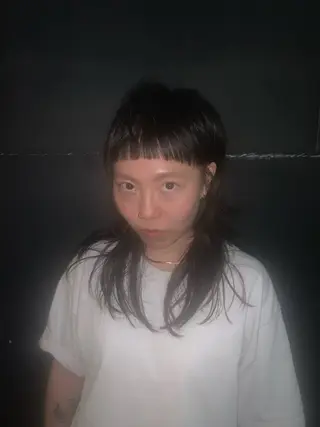 ミディアム THE./ブリーチ 透感カラー/髪質改善のヘアスタイル