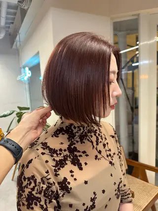 ショート カラー ハイトーン×似合わせ 🌱中川慎之介のヘアスタイル