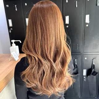 ロング カラー ヘアアレンジ ブリーチなしカラー /新百合ヶ丘/安形翔のヘアスタイル