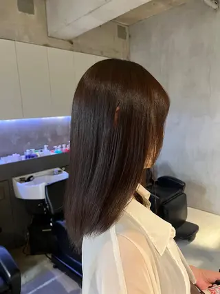 セミロング カラー elima 調布所属・ちせ/ 透明感カラー /調布˚ 🦢₊✧のヘアスタイル