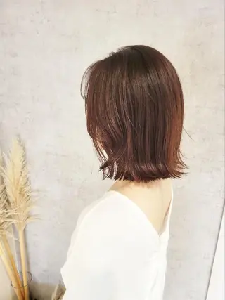 ミディアム カラー mulum hairdressing所属・代表/淀屋/髪質改善 ダメージレスカラー✨のヘアスタイル