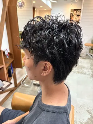 パーマ メンズ ORO西宮/ ナカエ テッタのヘアスタイル