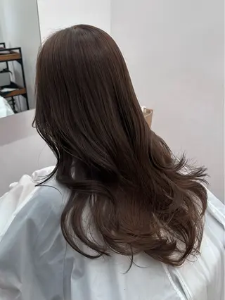 ロング 韓国ヘア/ワンホン ちひろのヘアスタイル