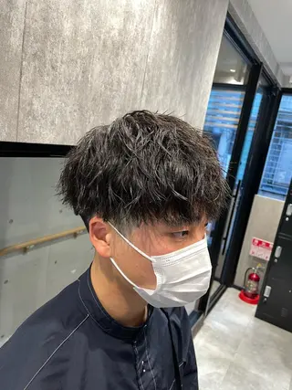 ショート カラー パーマ メンズ 🔥メンズ超特化🔥 青木海斗のヘアスタイル