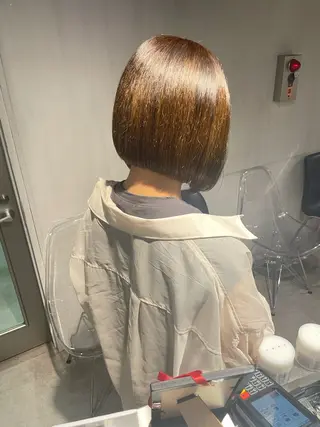 ショート カラー 🦋ハイトーンボブ ショート🦋トシキのヘアスタイル