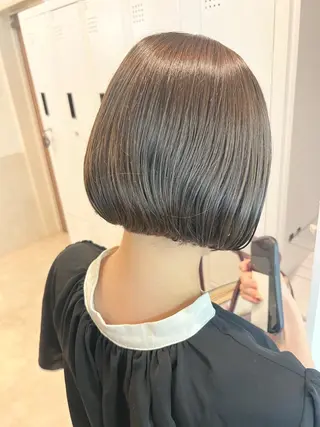 ショート カラー 朝楽スタイル🌼 千晶のヘアスタイル