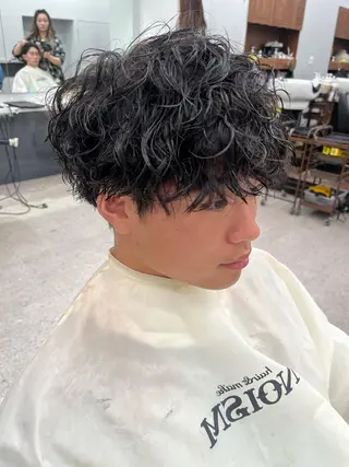 パーマ メンズ 🍐シャドウパーマ メンズ特化/守岡🍐のヘアスタイル