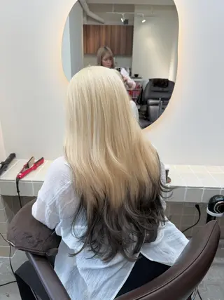 ロング カラー ✨髪質改善矯正× ブリーチ✨YU-KIのヘアスタイル