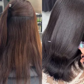 ミディアム カラー ACTION心斎橋店 Lisaのヘアスタイル