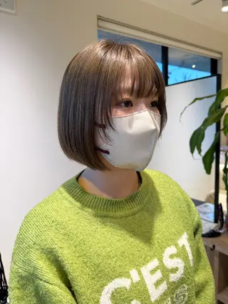 ショート カラー 木村 架音のヘアスタイル