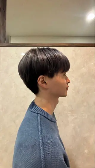 ショート カラー メンズ reborn店長 🤍リルのヘアスタイル