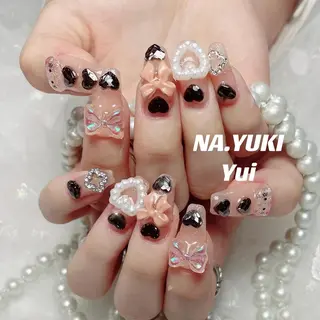 マツエク・マツパ ネイル - Rolls Honey -のネイルデザイン