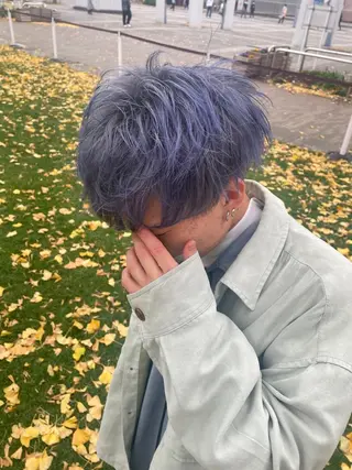 ショート カラー メンズ オブヘア  宮前平所属・🌼岩田 千夏🌼のヘアスタイル