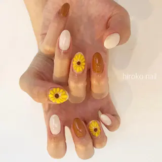 セミロング ネイル hiroko nailのネイルデザイン