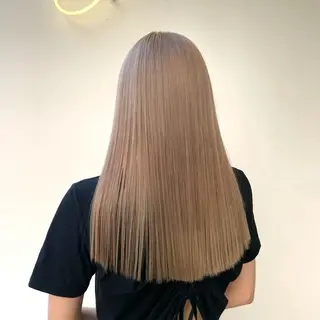 ロング カラー 🎀韓国系ハイトーン カラーYoko🎀のヘアスタイル