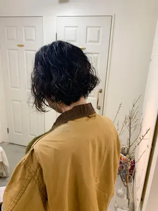 ショート パーマ スパイキーショート/ メンズヘア/hugeのヘアスタイル