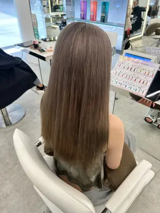 ロング カラー はるか/ブリーチカラ ー/ヘアアレンジ🤍のヘアスタイル