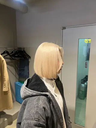 ミディアム カラー 韓国レイヤーカット /REIのヘアスタイル