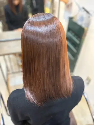 ミディアム すなが/パーマカット モデル募集中のヘアスタイル