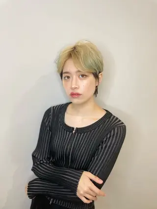ショート トップスタイリスト 桂　嵩太のヘアスタイル
