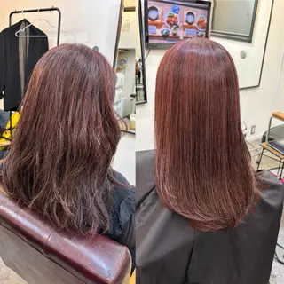 ロング カラー SUN GLOW  サングロウ所属・水素トリートメント／ 髪質改善/ナカノメのヘアスタイル