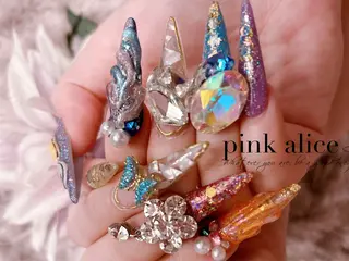 ネイル nail salon Pink Aliceのネイルデザイン