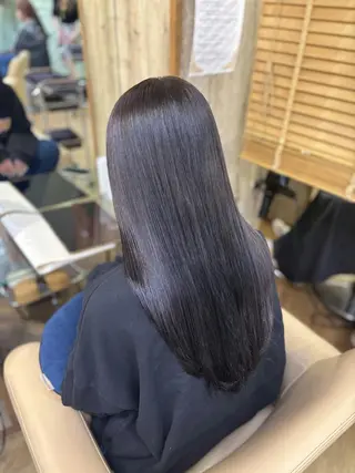 ロング カラー KUREA /縮毛矯正・艶髪モテのヘアスタイル