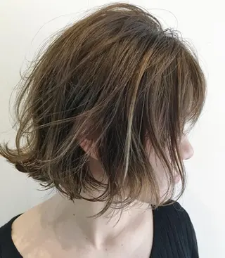 ショート カラー パーマ tipi 香椎・千早のヘアスタイル