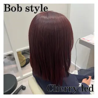 ミディアム 🌱ボブ／艶髪／ 縮毛矯正🌱茉奈のヘアスタイル