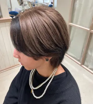 カラー メンズ つちだ ゆうひ / 暗髪カラー⟡.·のヘアスタイル