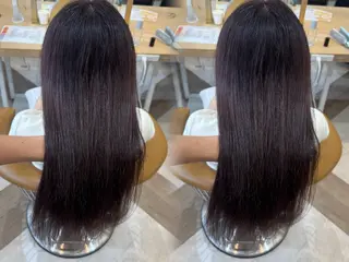 ロング カラー 橋本 りくのヘアスタイル