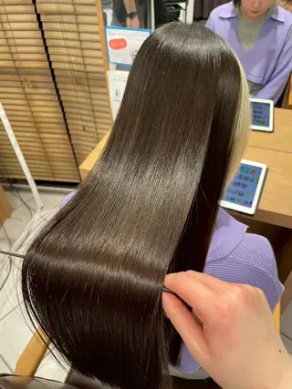 ロング 柔らかい縮毛矯正/ ボブ/北林のヘアスタイル