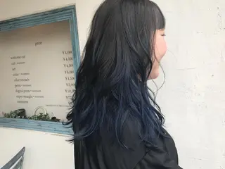 ロング カラー オリーブ透明感カラー 表参道/MIKUのヘアスタイル