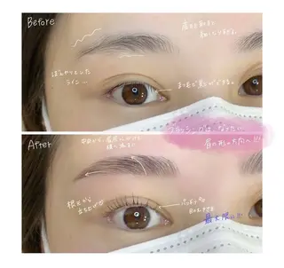 マツエク・マツパ ロレインブロウ 梅田茶屋町店所属・ロレインブロウ 梅田茶屋町店のマツエク・マツパデザイン