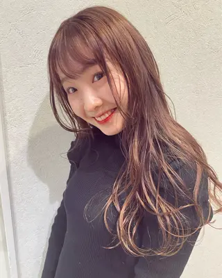 ロング カラー ヘアアレンジ パーマ指名No1 /namiのヘアスタイル