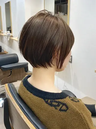 ショート カラー 当日予約🆗ショート /ハイライト/松本のヘアスタイル