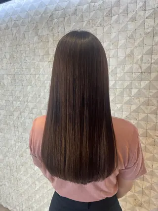 ロング パーマ ラティアンヌイグレック所属・豊中/髪質改善/ レイヤーカットミヅキのヘアスタイル